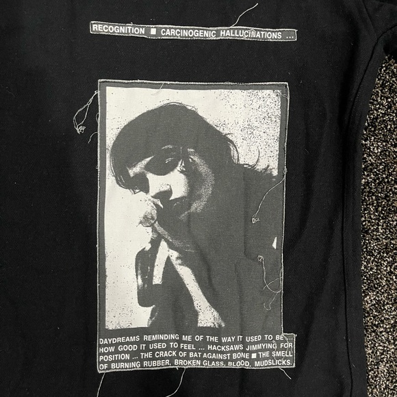 Enfants Riches Deprimes FW17 Asian Women Patch Thick Wool Shirt - Picture 7 of 12